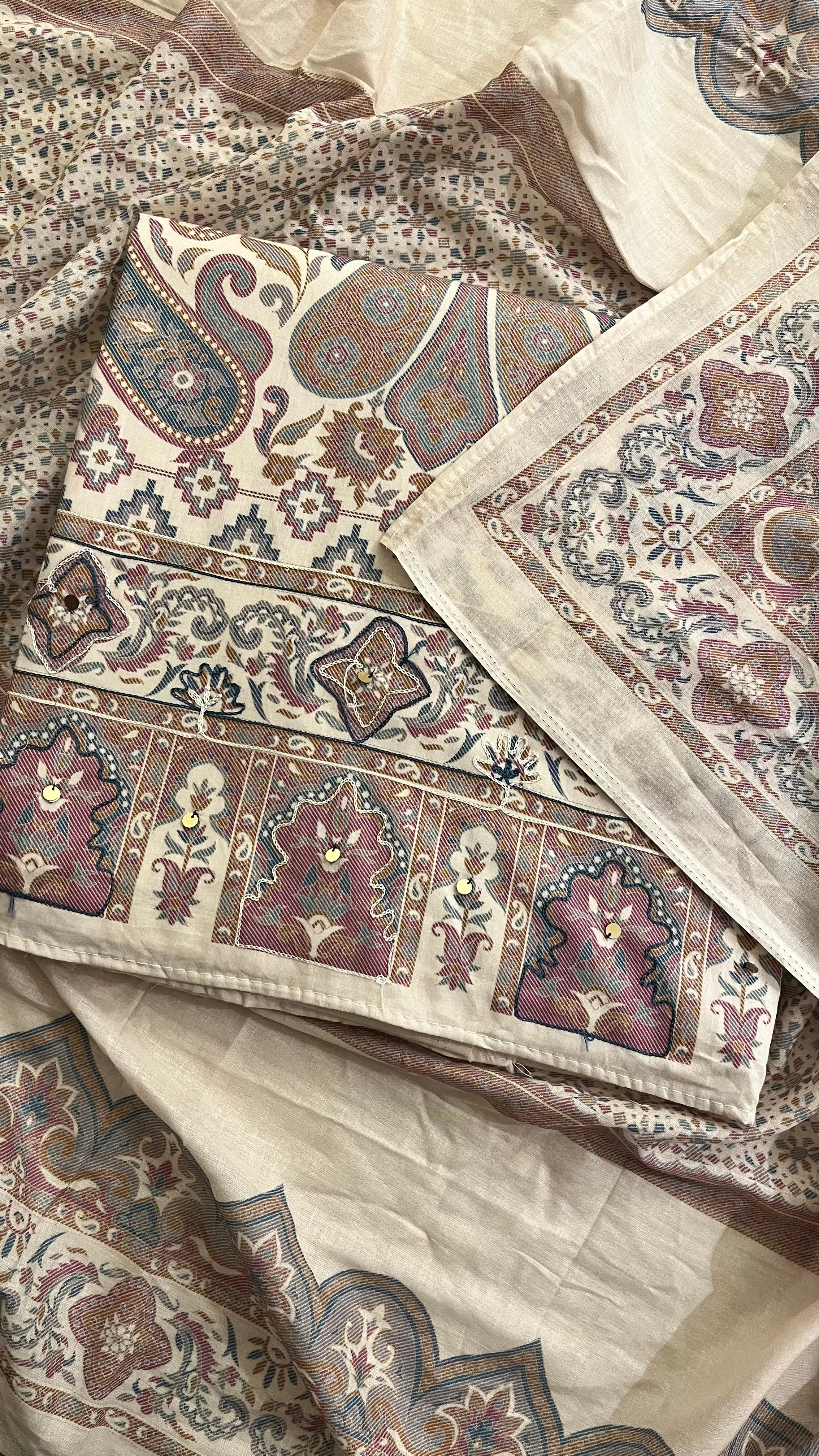 DIGITAL PRINT UNSTITCHED SUIT SET