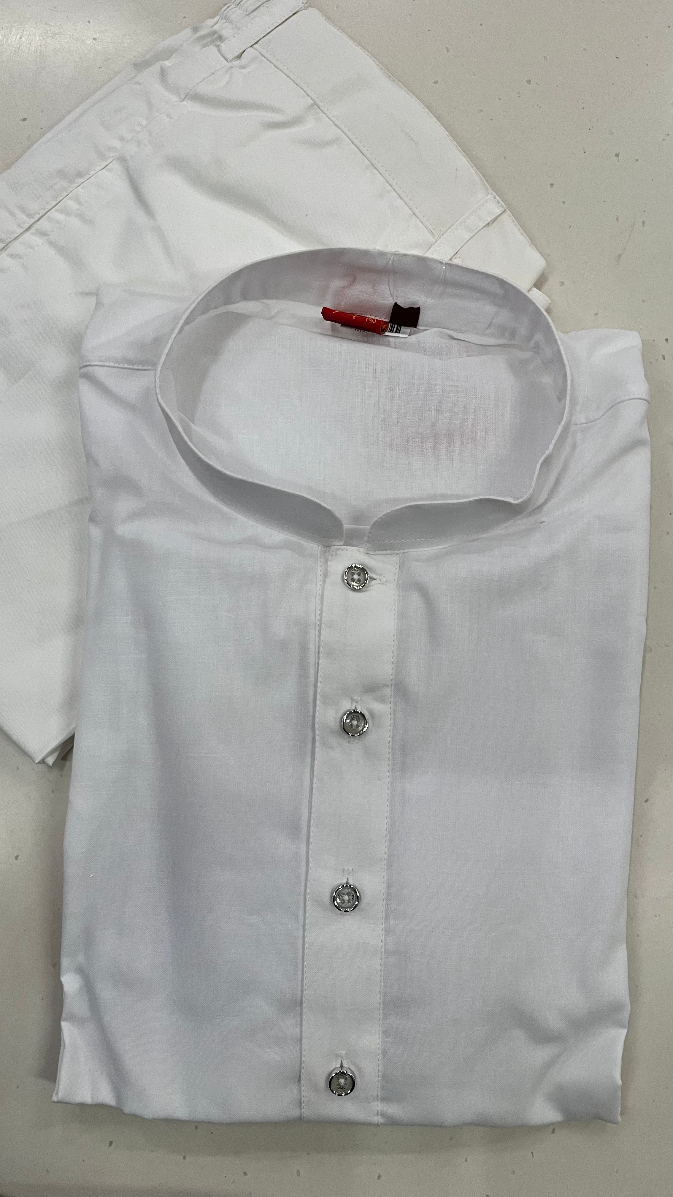 CLASSIC WHITE MEN'S KURTA PAJAMA SET