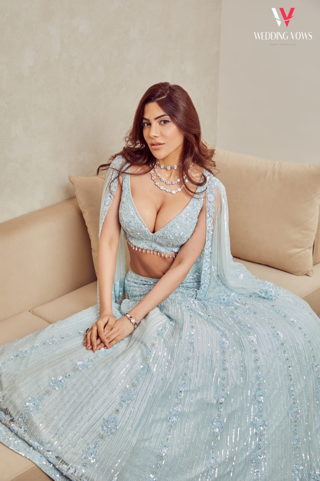 Sequin Embroidered Lehenga Set