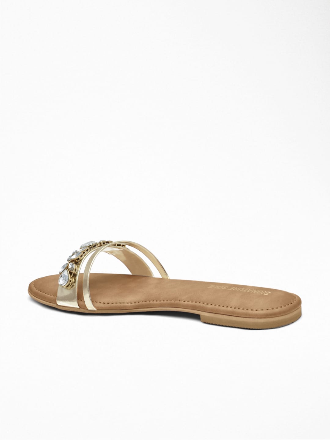 Embellished Gold Flat