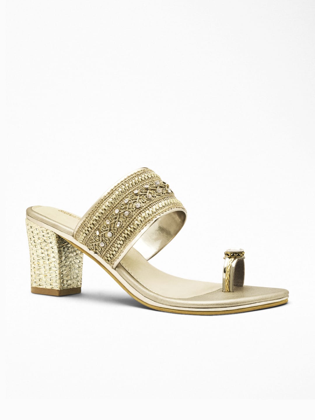 Embellished Gold Strap