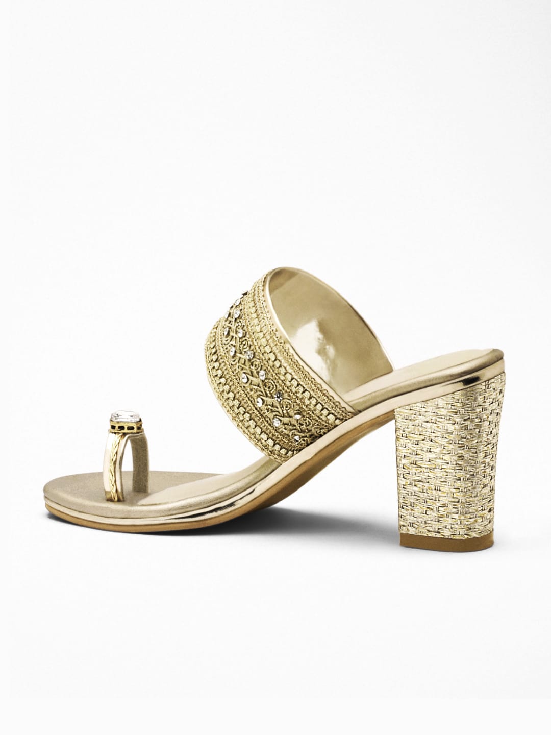 Embellished Gold Strap