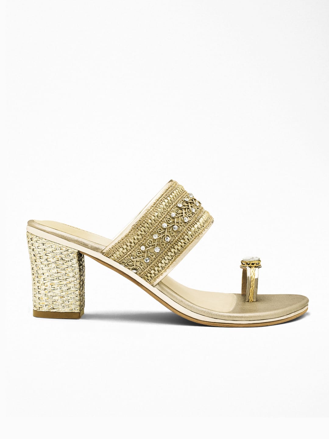 Embellished Gold Strap