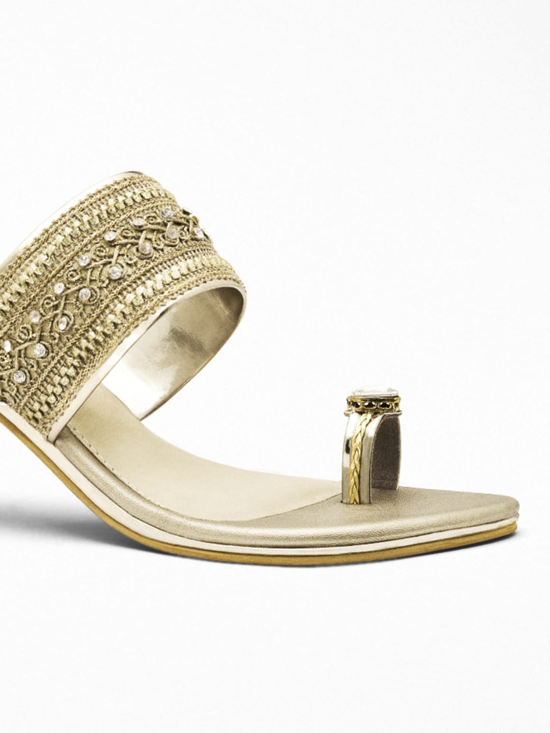 Embellished Gold Strap