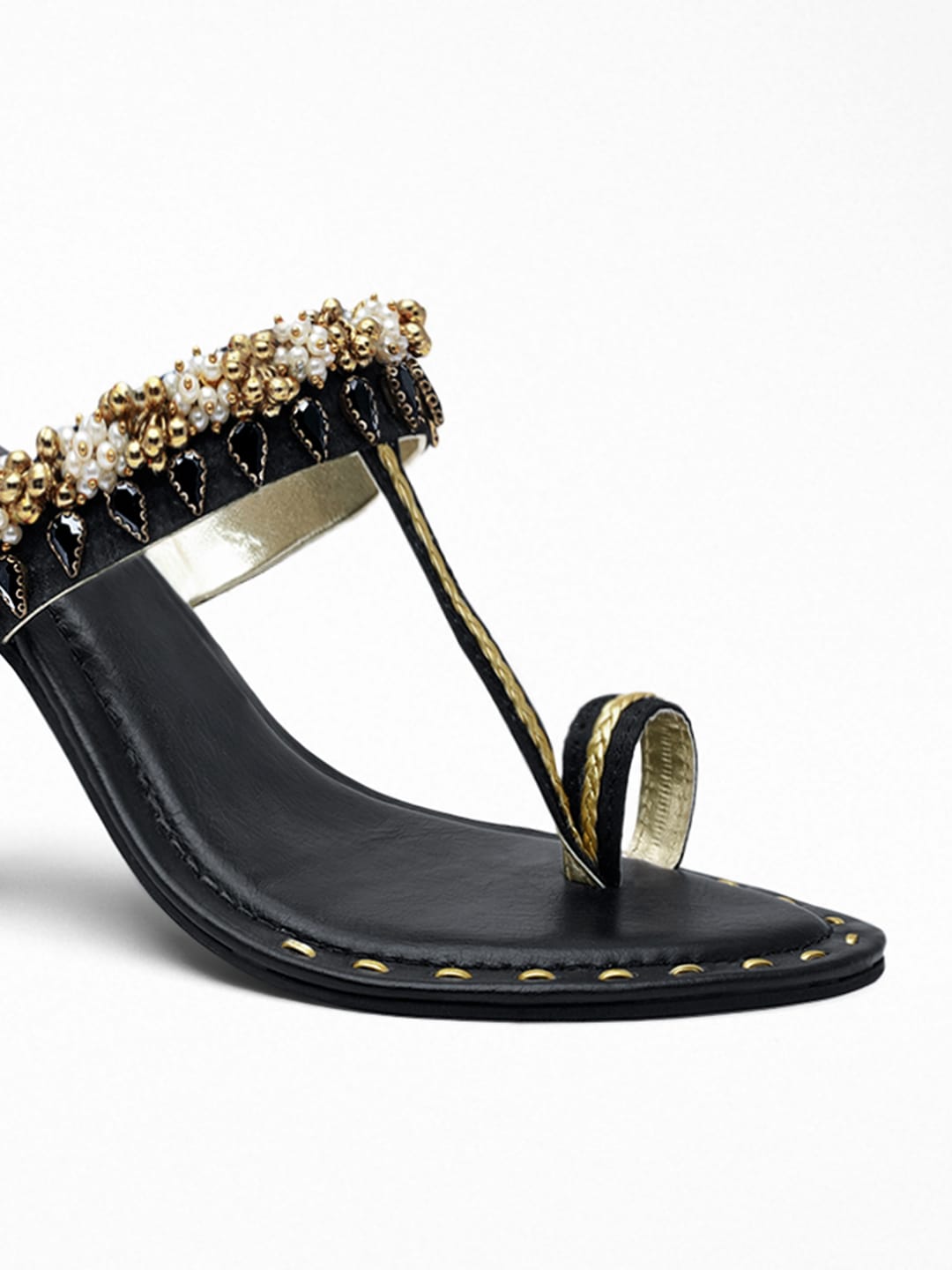 Sequin Embroidery Heel