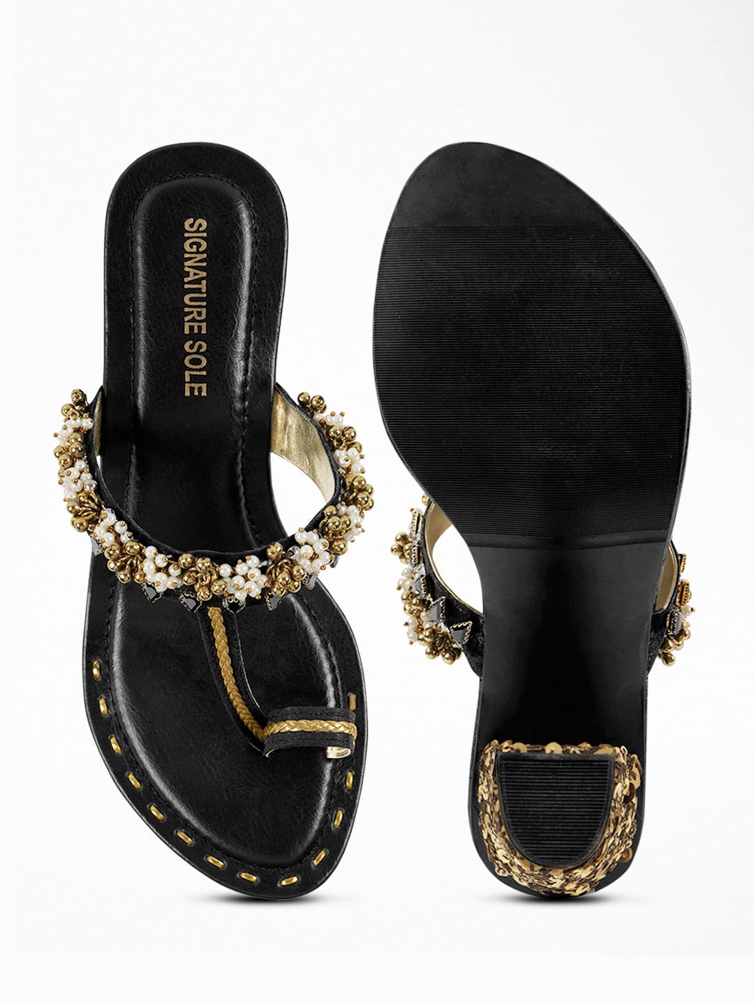 Sequin Embroidery Heel