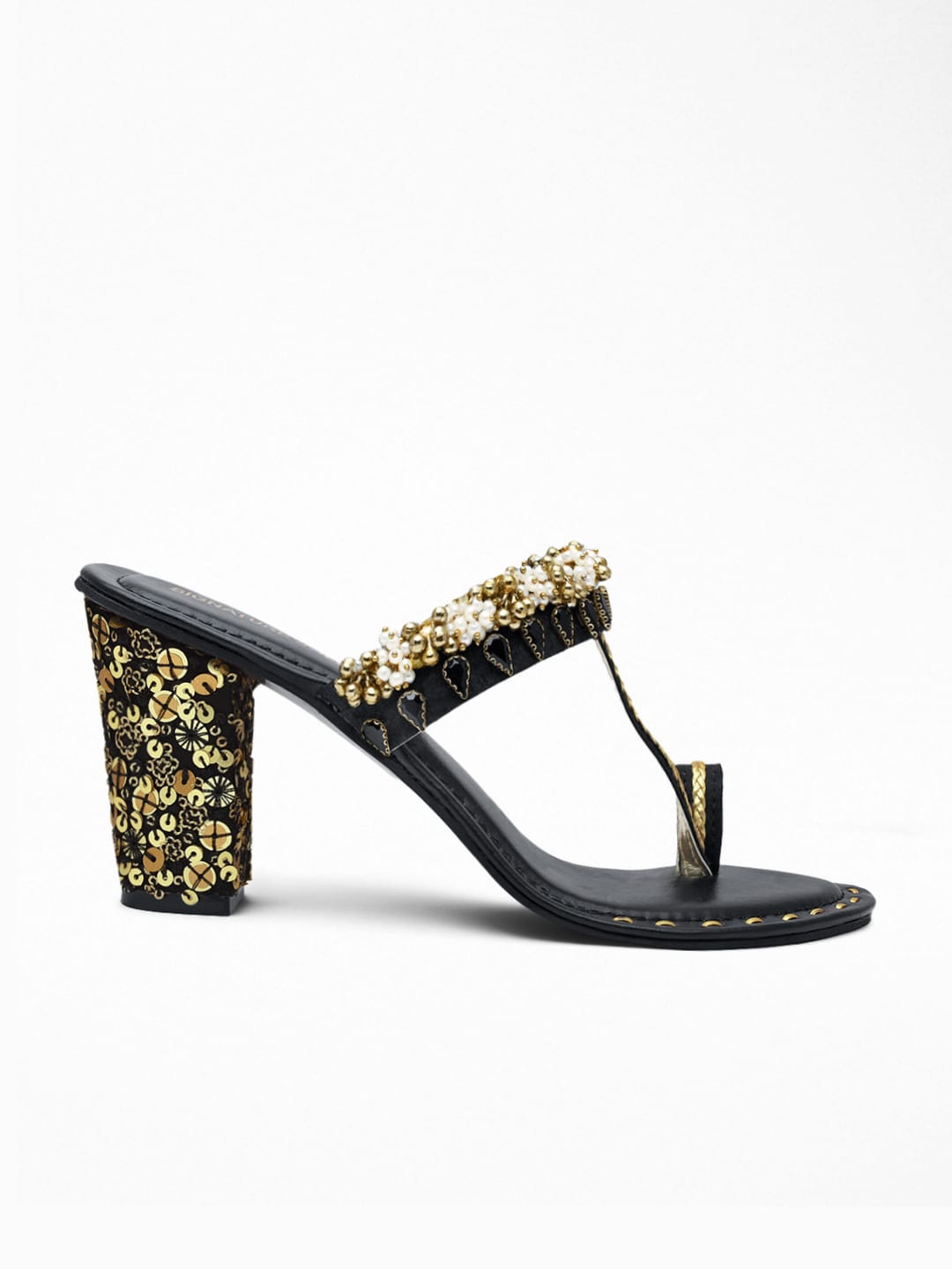 Sequin Embroidery Heel