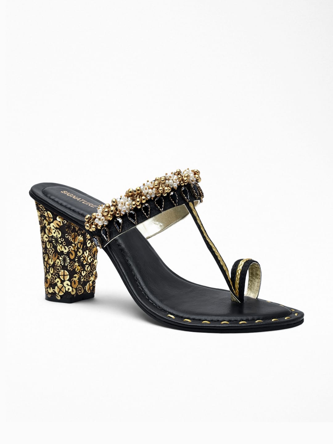 Sequin Embroidery Heel