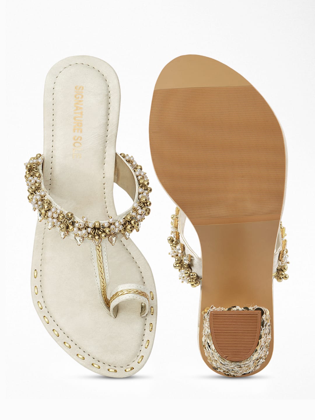 Sequin Embroidery Heel