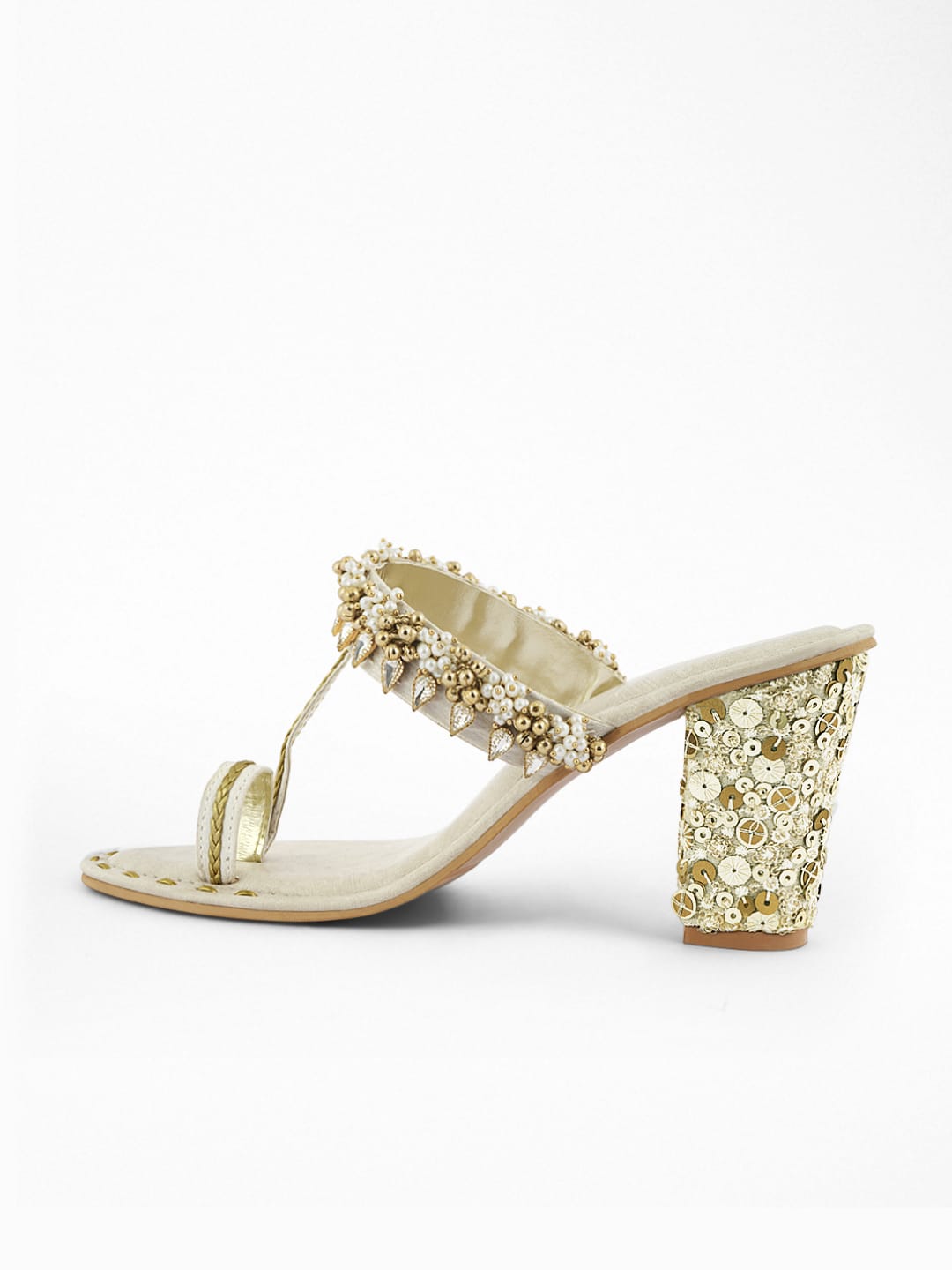 Sequin Embroidery Heel