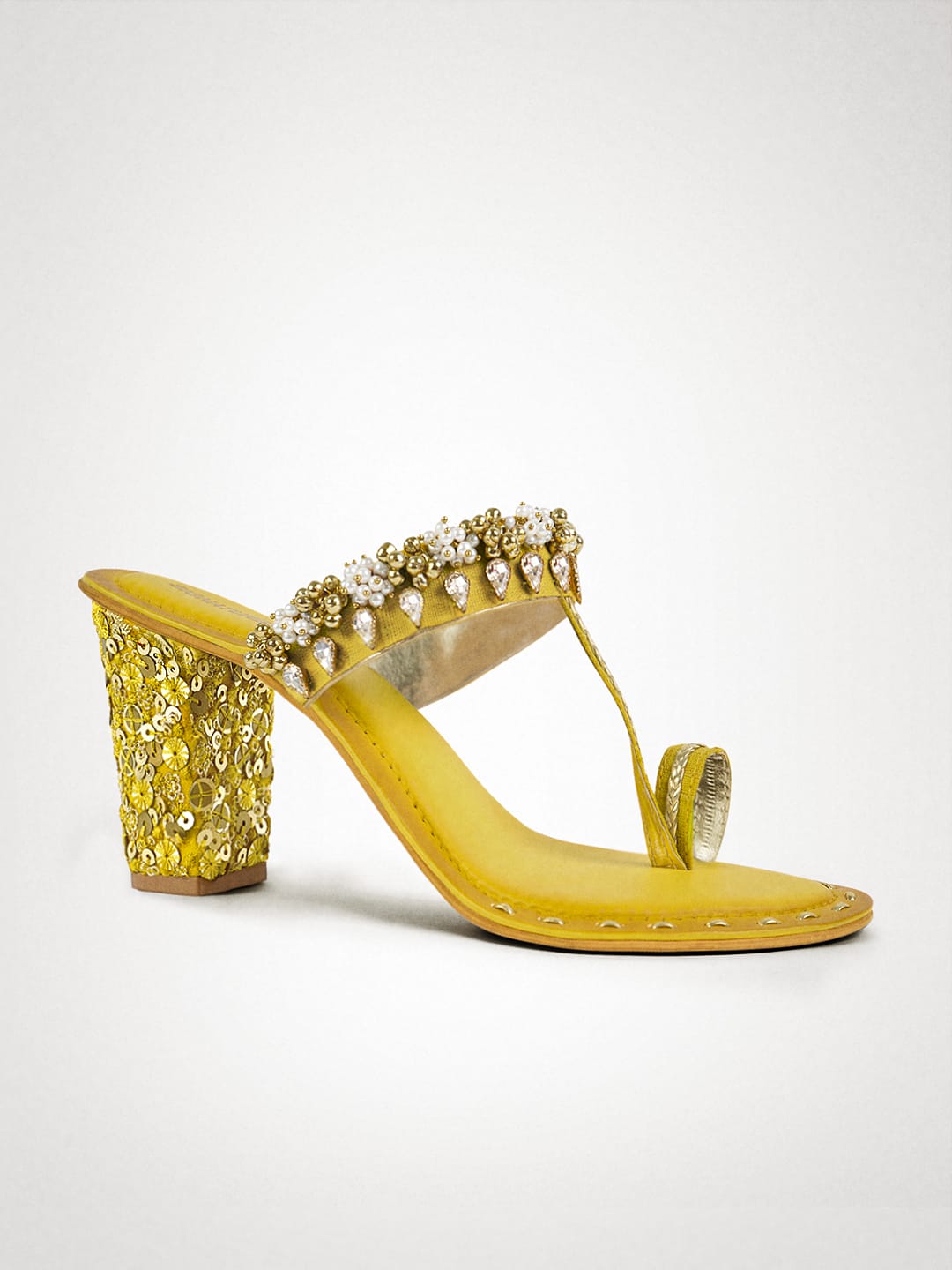 Sequin Embroidery Heel