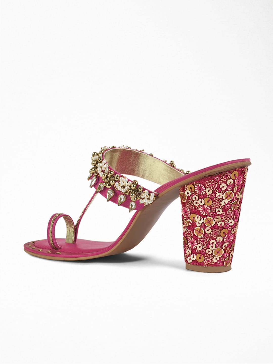 Sequin Embroidery Heel