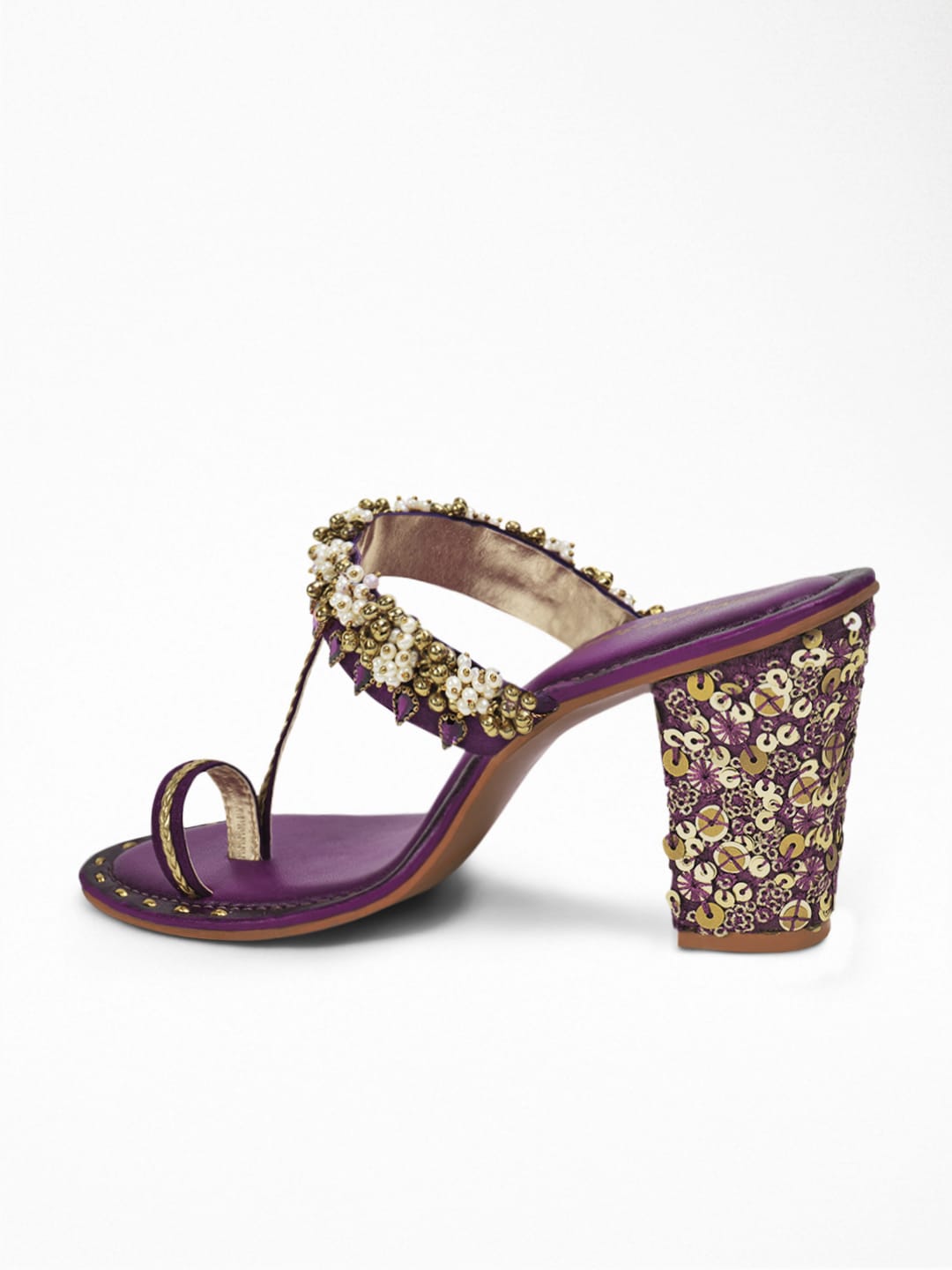 Sequin Embroidery Heel