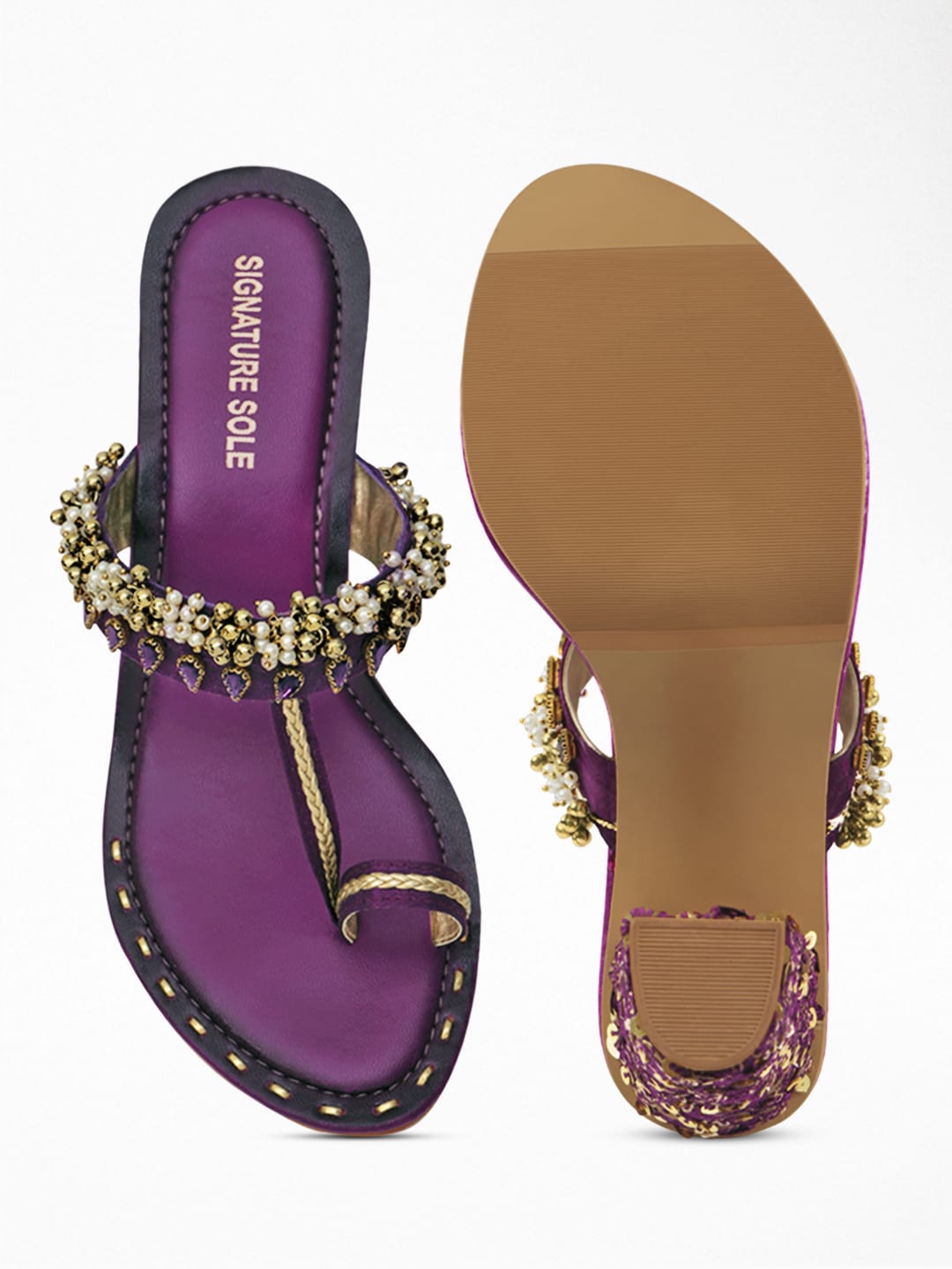 Sequin Embroidery Heel