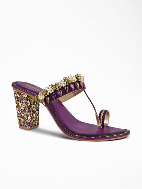 Sequin Embroidery Heel