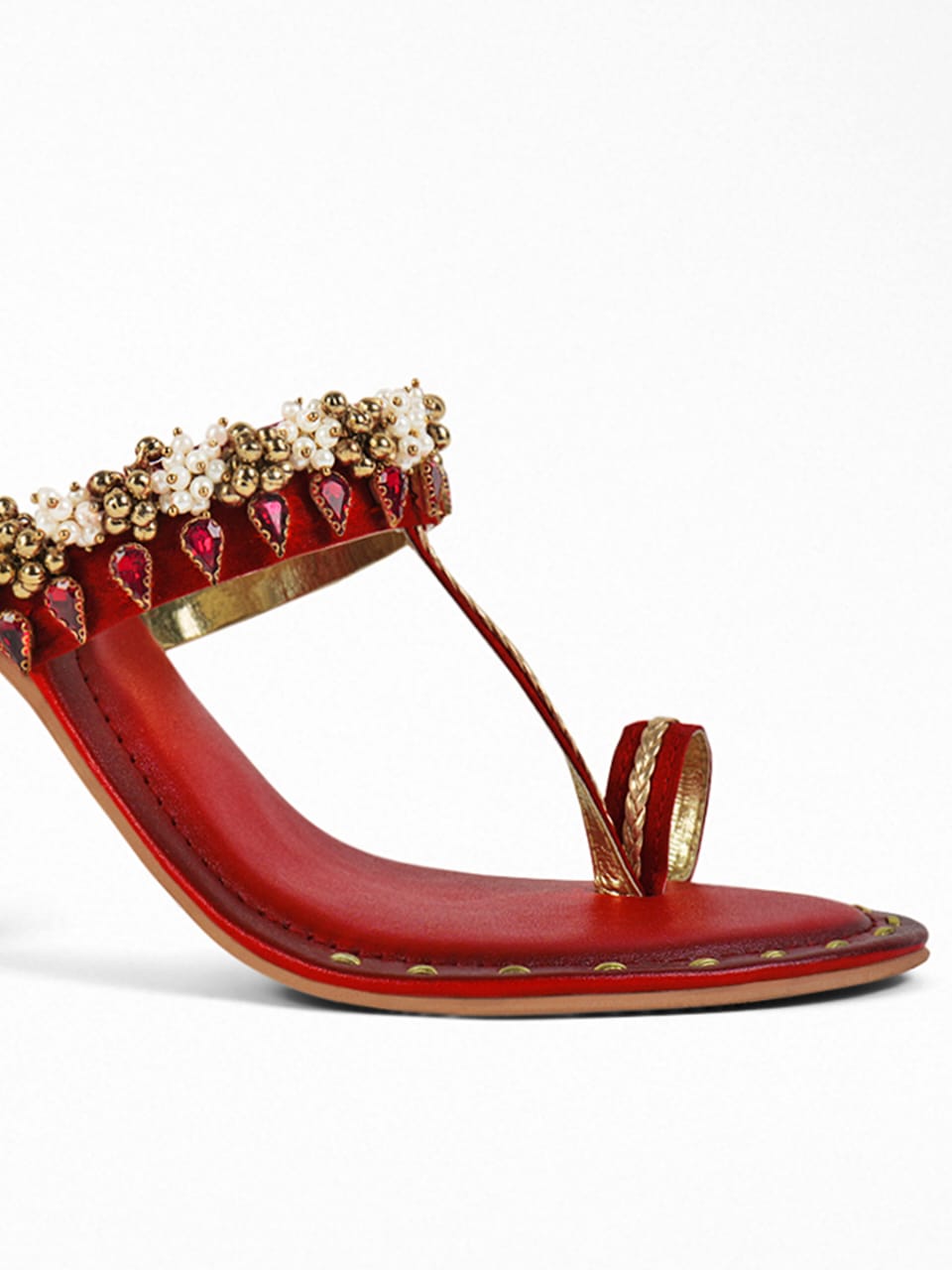 sequin embroidery Heel