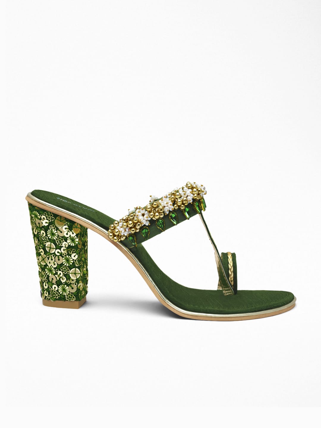 Sequin Embroidery Heel