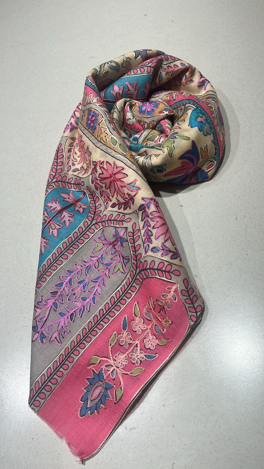 Multi-color Pashmina Shawl.