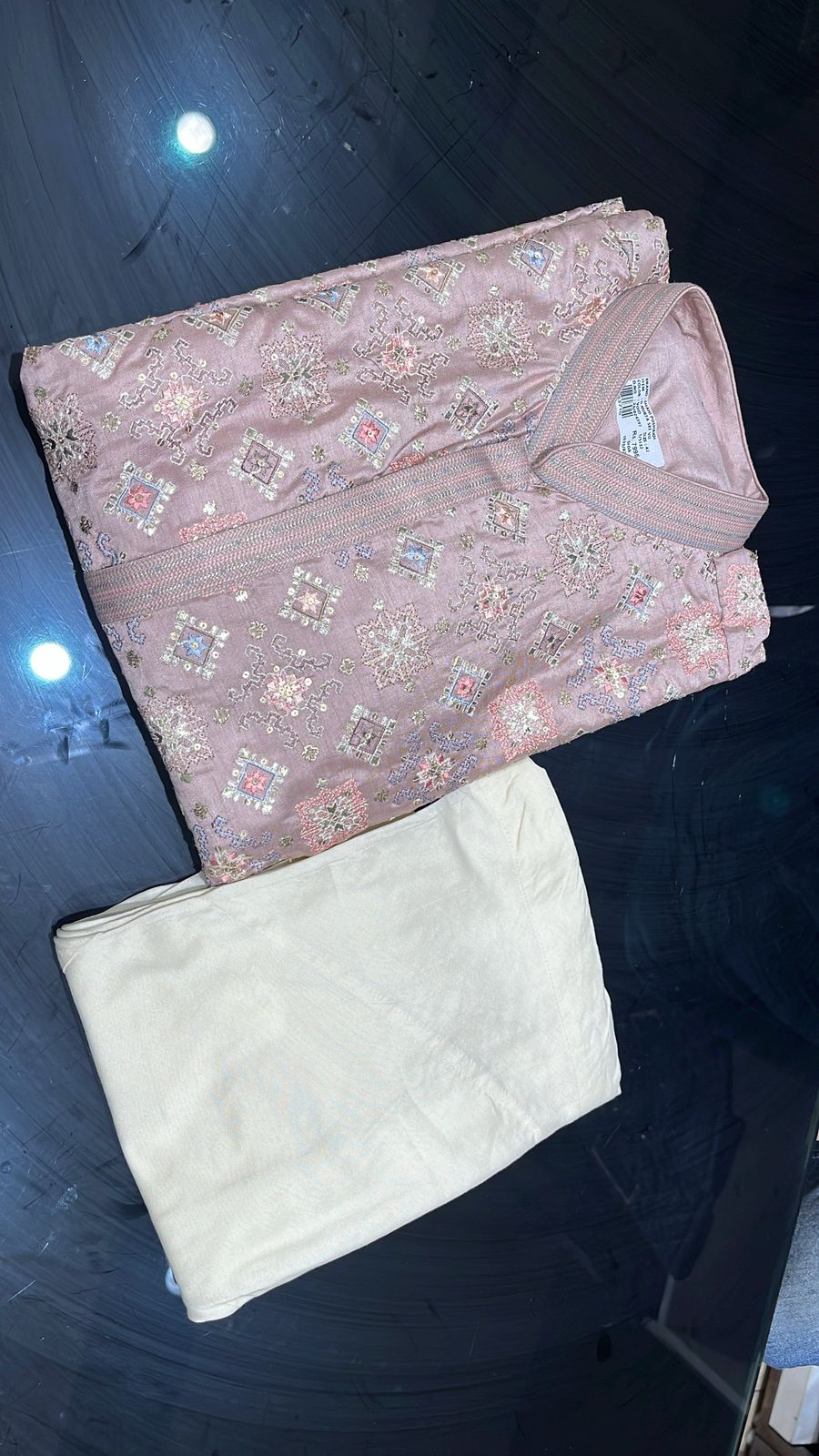 Dusky Rose Trouser Kurta Set