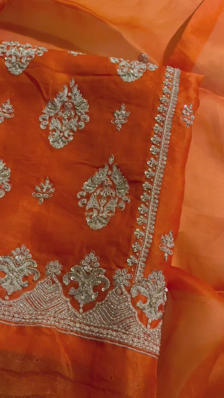 TRADITIONAL EMBROIDERED UNSTITCHED SUIT