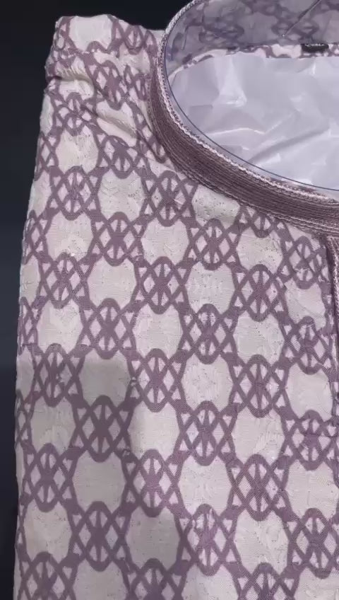 Muted Mauve Kurta Trouser Set