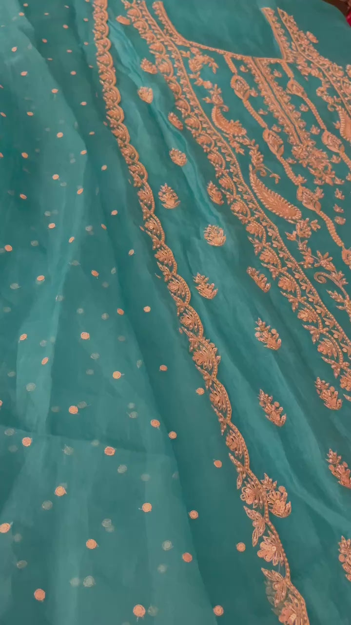 PREMIUM EMBROIDERED UNSTITCHED SUIT SET FOR WOMEN