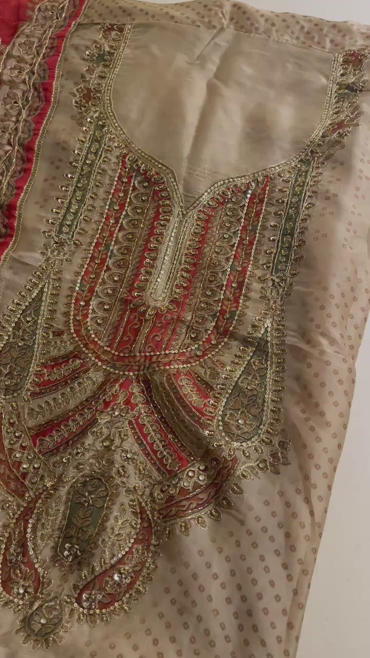 TRADITIONAL UNSTITCHED SUIT SET FOR WOMEN