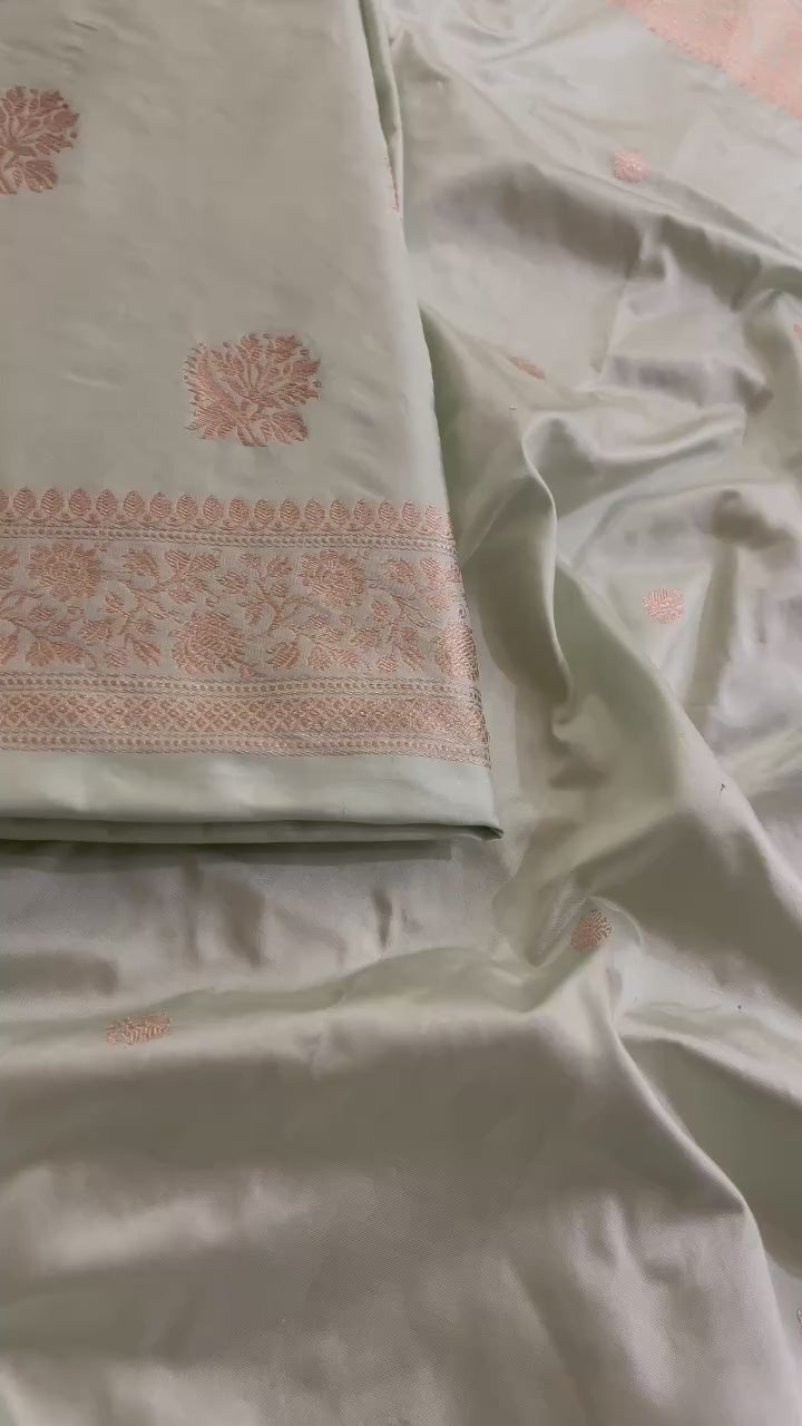 ELEGANT SILK UNSTITCHED SUIT