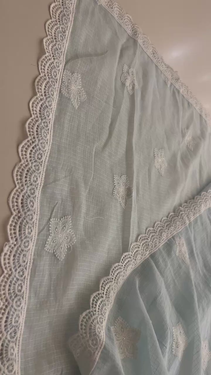 TRADITIONAL COTTON PRINTED UNSTITCHED SUIT SET