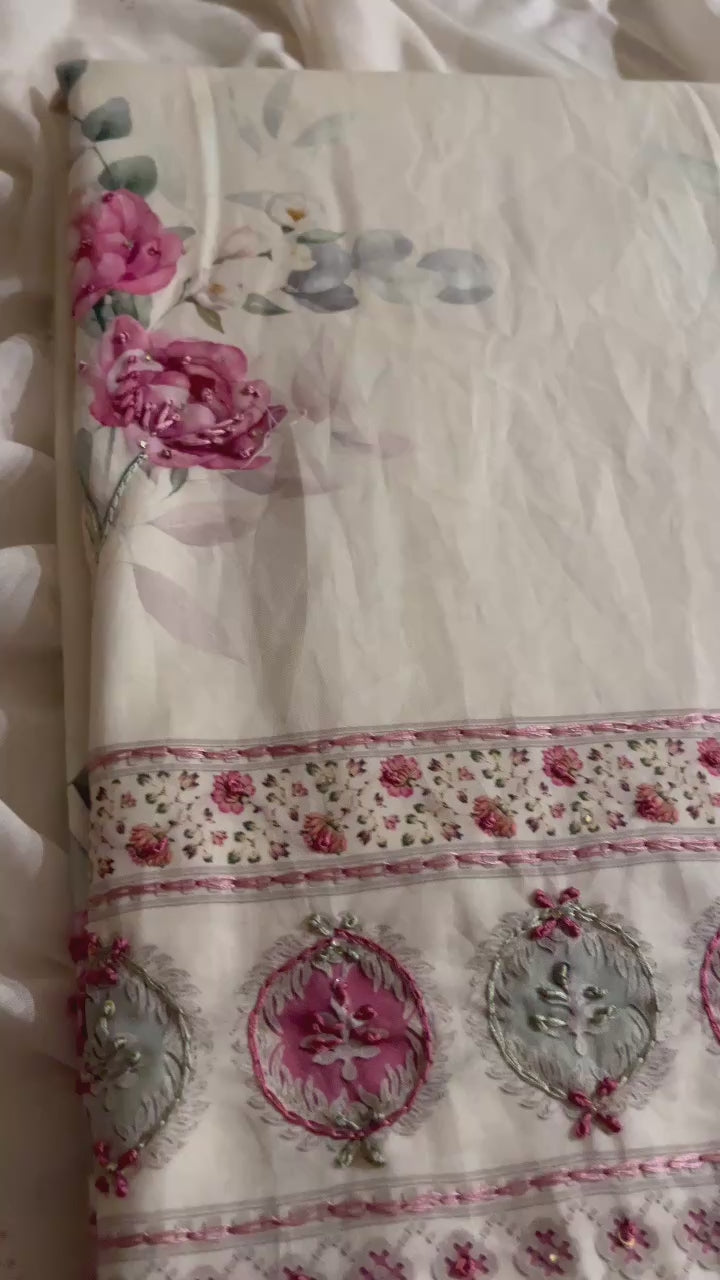 ELEGANT COTTON UNSTITCHED SUIT SET
