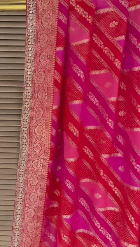 Sophisticated Red Readymade Sharara Suit Set