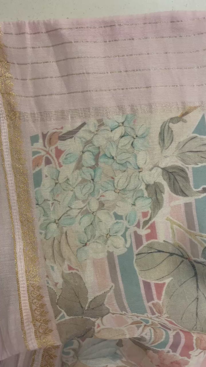 TRADITIONAL DESIGNER UNSTITCHED SUIT SET