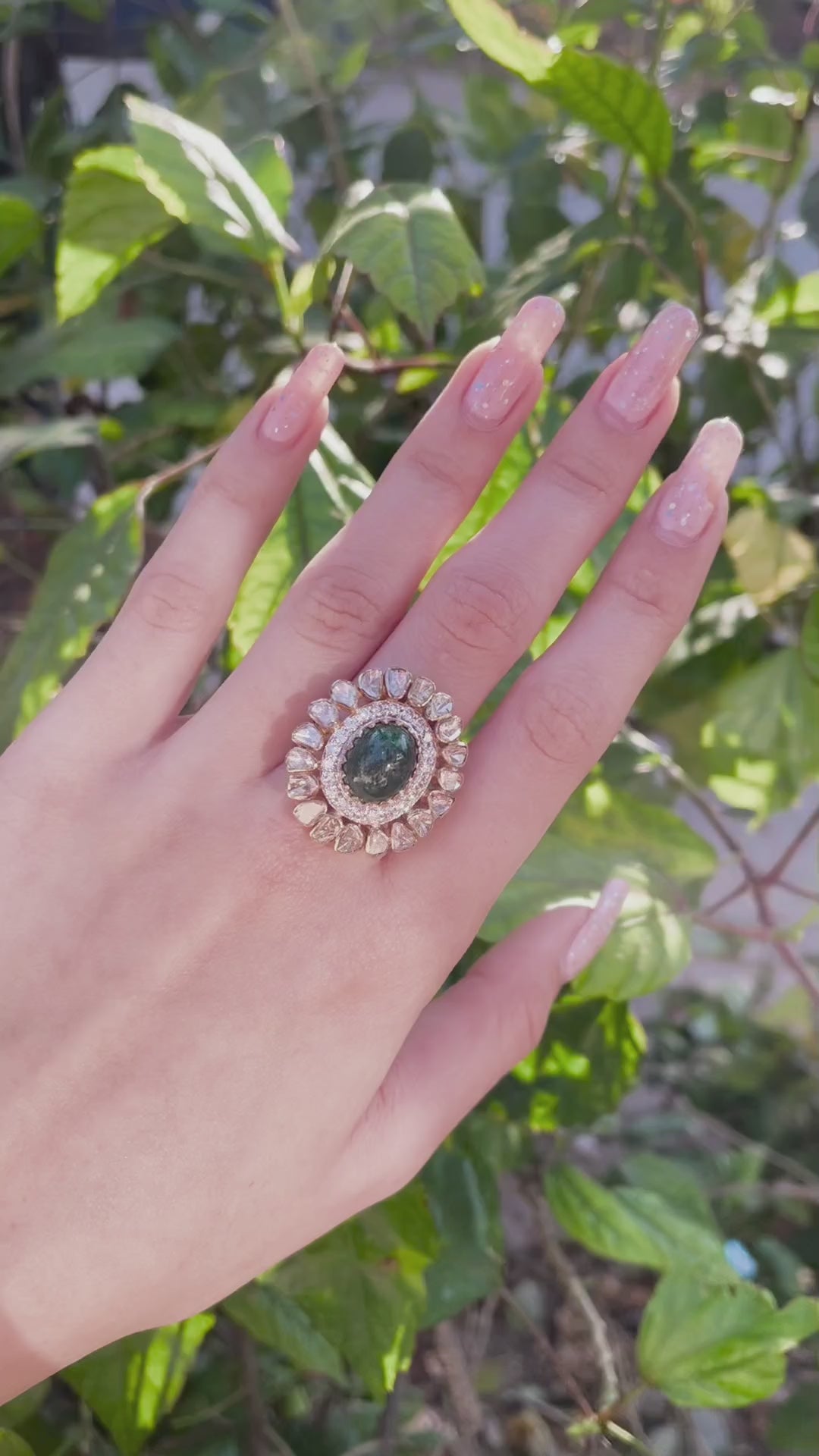 EMERALD CANDY RING