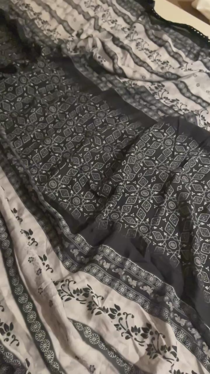 PREMIUM COTTON UNSTITCHED SUIT SET