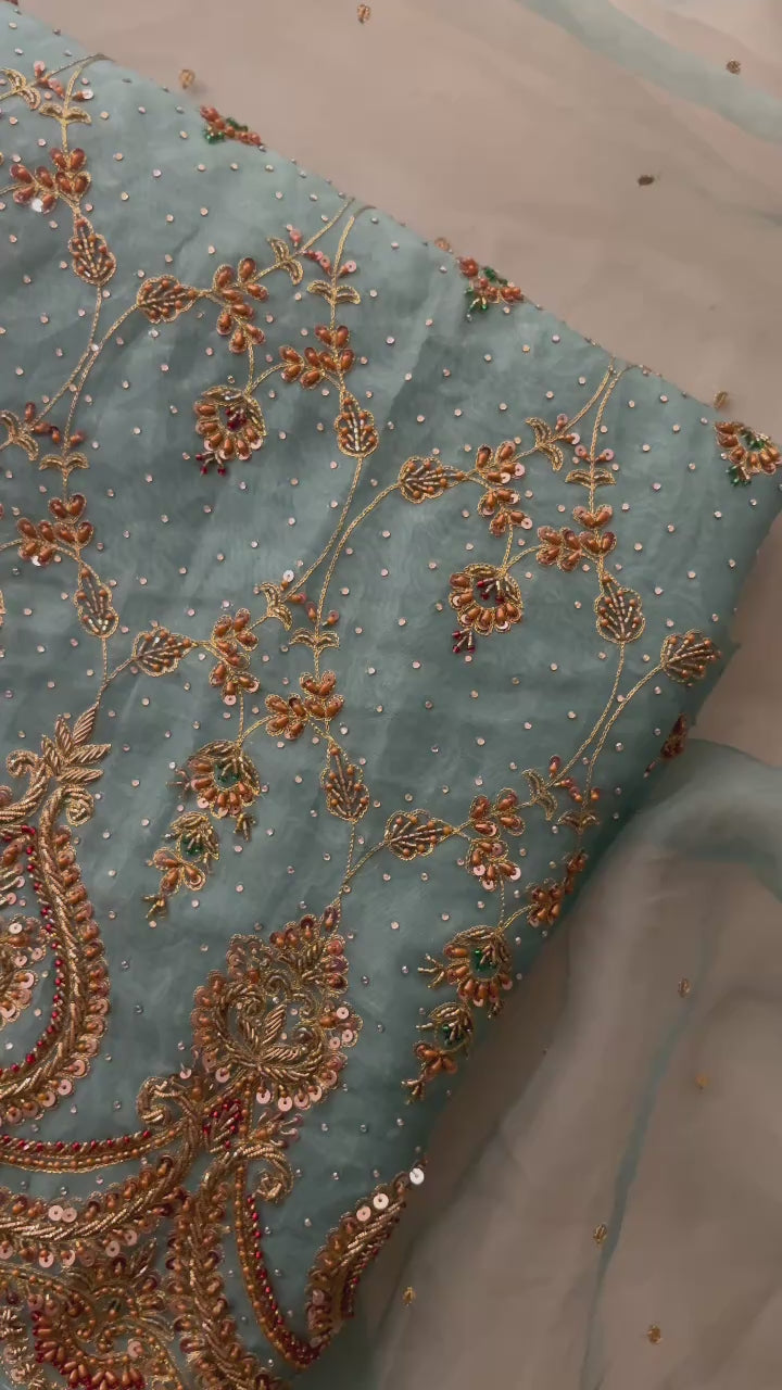 PREMIUM EMBROIDERED UNSTITCHED SUIT SET