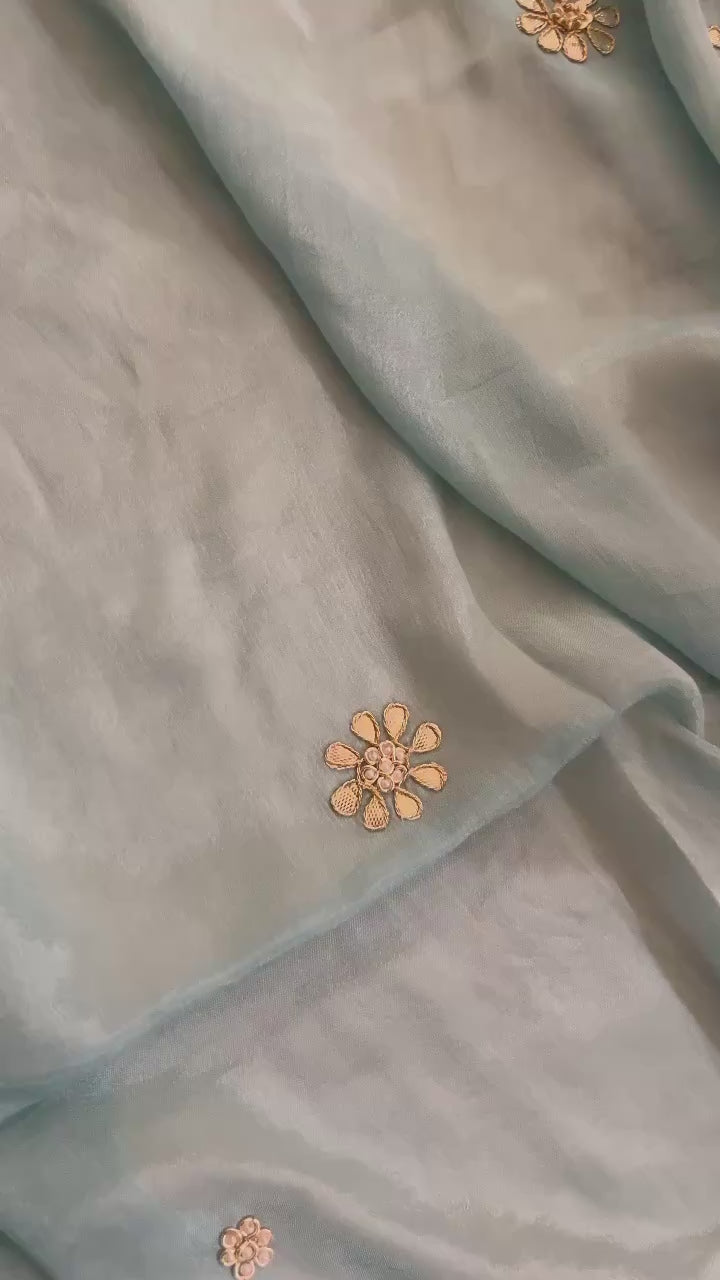 ELEGANT EMBROIDERED UNSTITCHED SUIT