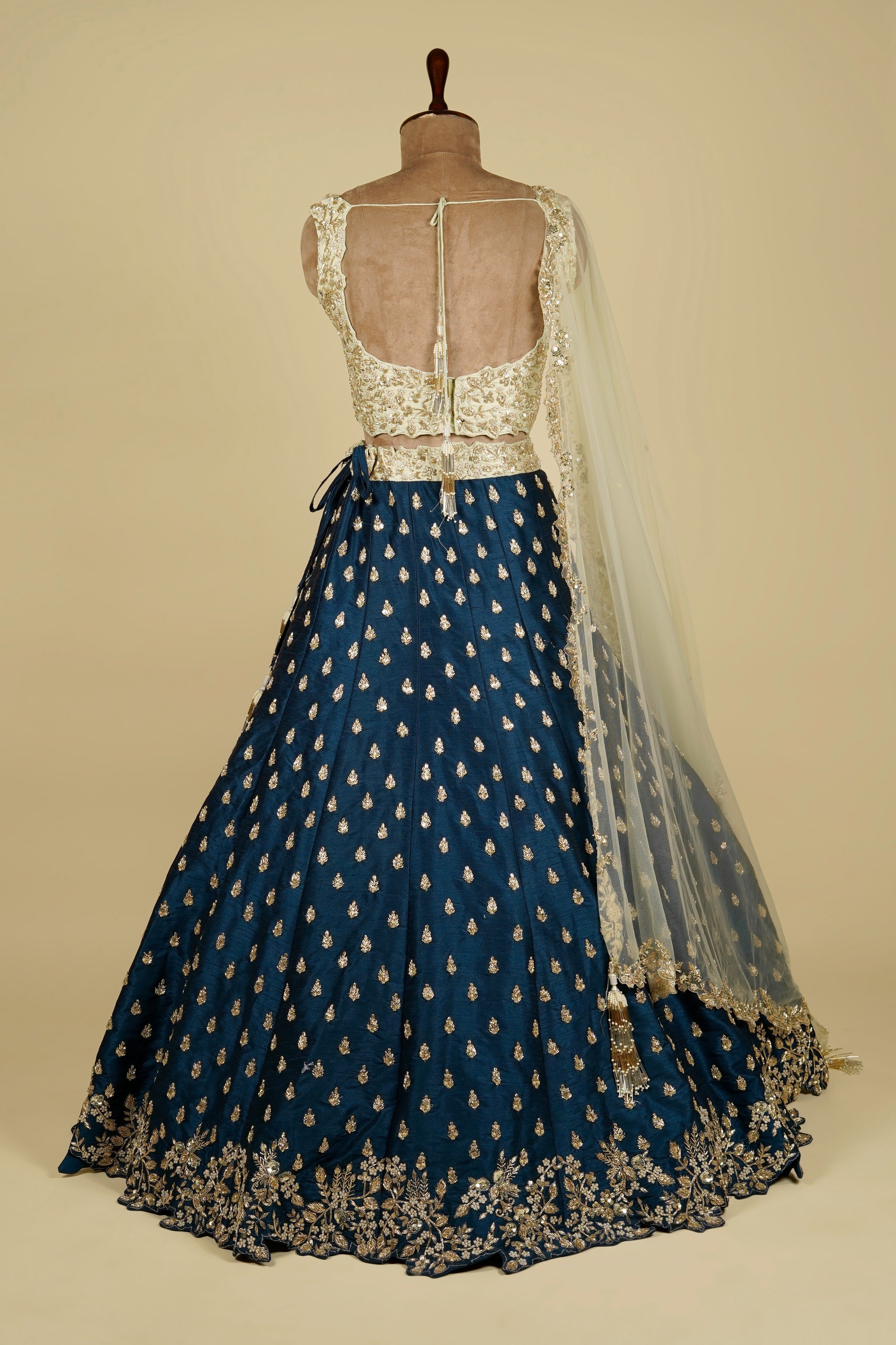 Lehenga Choli embellished with Zardosi Work