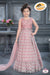 Pink Sleeveless Lehenga choli embellished with Sequin, Stone and Dabka work