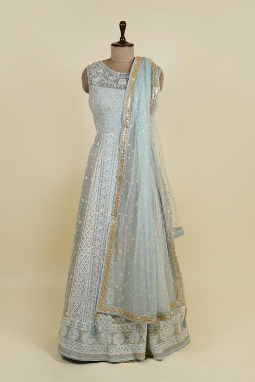 Ivory Lucknowi Frock