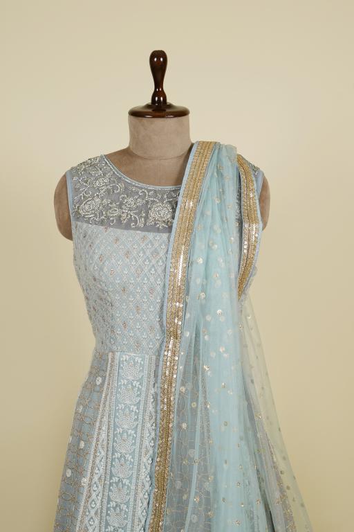 Ivory Lucknowi Frock