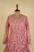 Dusty Pink Anarkali embellished with Aari, Sequins and Bead work