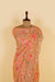 Floral Peach Saree embellished with Dabka and Embroidery Work