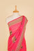 Pink Georgette Saree with Heavy Border