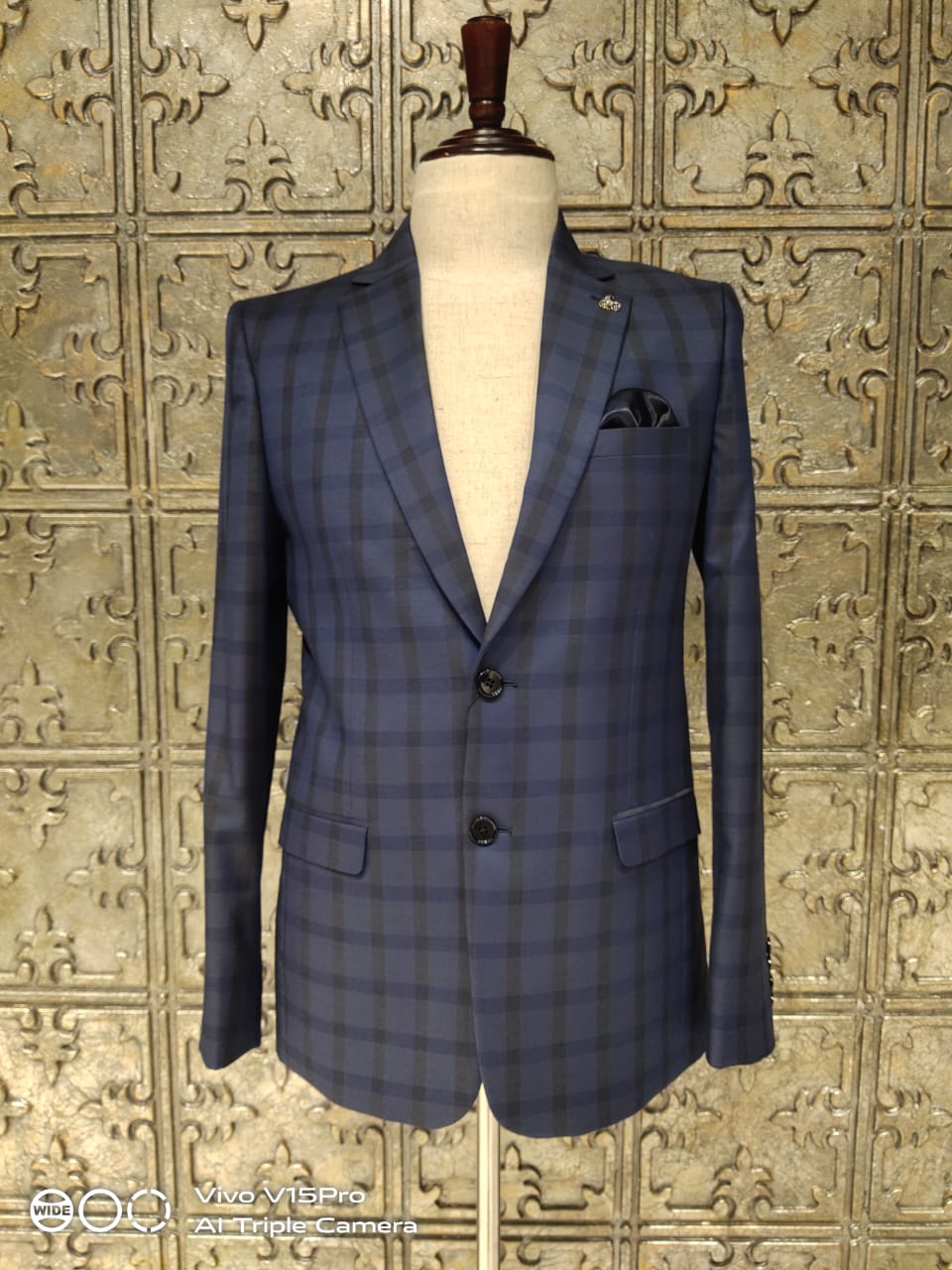 Blue Checked Blazer